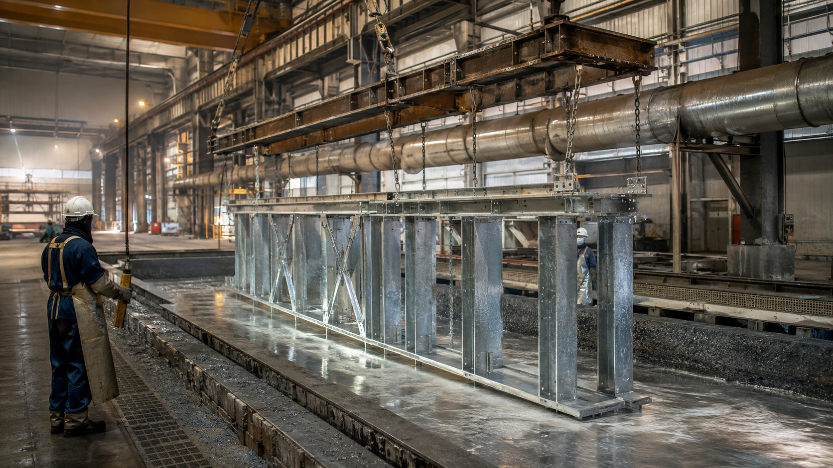 Hot-dip galvanizing process