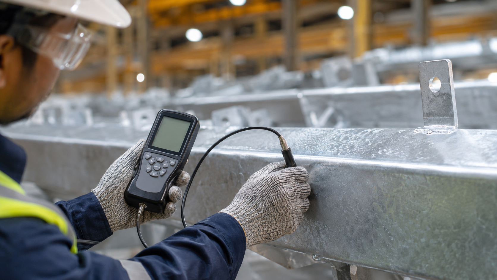 Galvanized coating quality inspection
